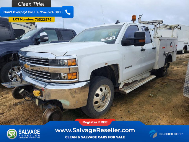 Used 2017 Chevrolet Silverado 3500 W/T w/ WT Fleet Convenience Package AWD/4WD image 1