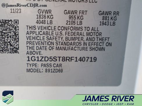 Used 2024 Chevrolet Malibu LT FWD image 39