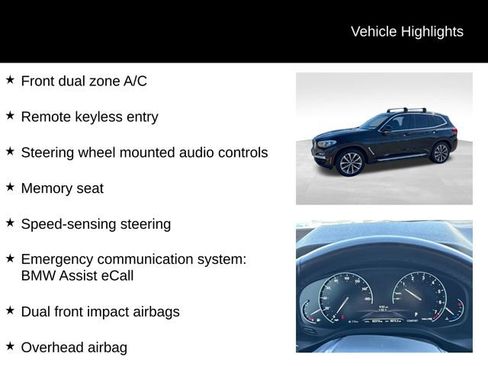 Used 2019 BMW X3 xDrive30i w/ Driving Assistance Package AWD/4WD image 15