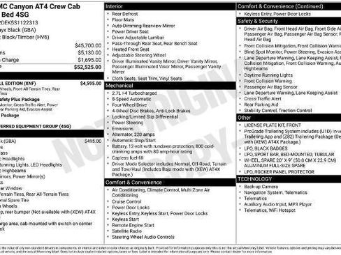 Certified 2025 GMC Canyon AT4 w/ Nightfall Edition image 28