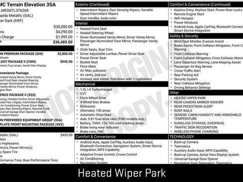 New 2026 GMC Terrain Elevation w/ Elevation Premium Package FWD image 28
