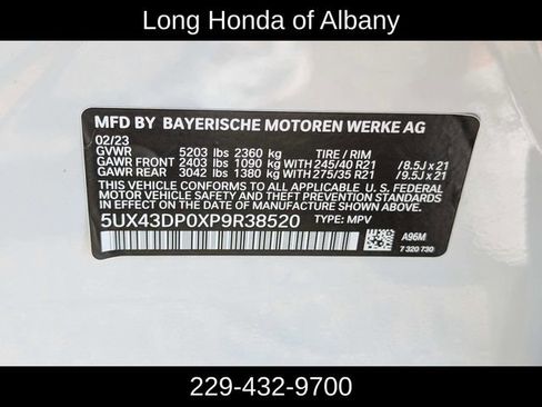 Used 2023 BMW X3 sDrive30i w/ Premium Package RWD image 25