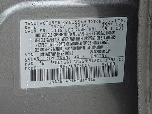 Used 2017 Nissan Sentra S w/ Protection Package image 27