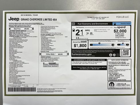 Used 2019 Jeep Grand Cherokee Limited w/ Luxury Group II AWD/4WD image 27