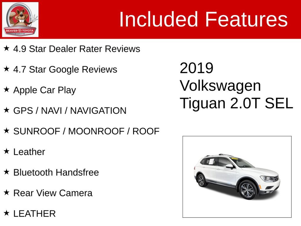 Used 2019 Volkswagen Tiguan SEL FWD image 4