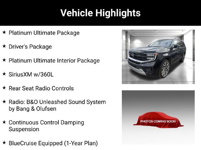 Used 2025 Ford Expedition Platinum w/ Platinum Ultimate Package AWD/4WD image 2