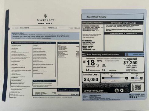 Used 2023 Maserati MC20 Spyder image 50