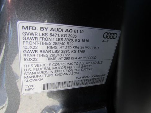 Used 2019 Audi Q8 Prestige AWD/4WD image 31
