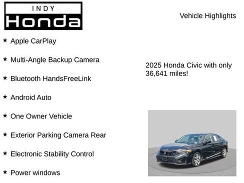 Used 2025 Honda Civic LX image 7