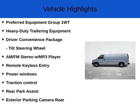 New 2025 Chevrolet Express 3500 Extended w/ Driver Convenience Package RWD image 2