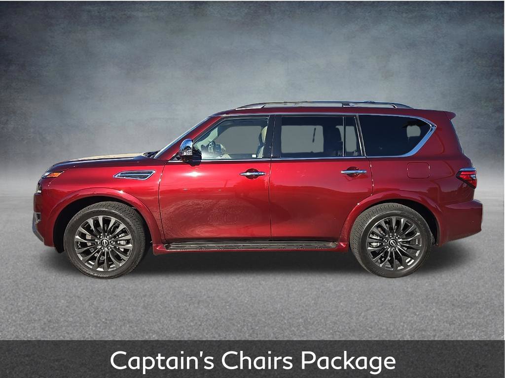 Used 2023 Nissan Armada Platinum w/ Captain's Chairs Package AWD/4WD image 2