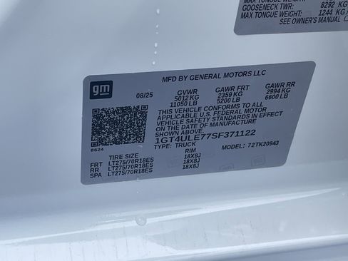 New 2025 GMC Sierra 2500 Pro w/ 1SA Pro Safety Plus Package image 33