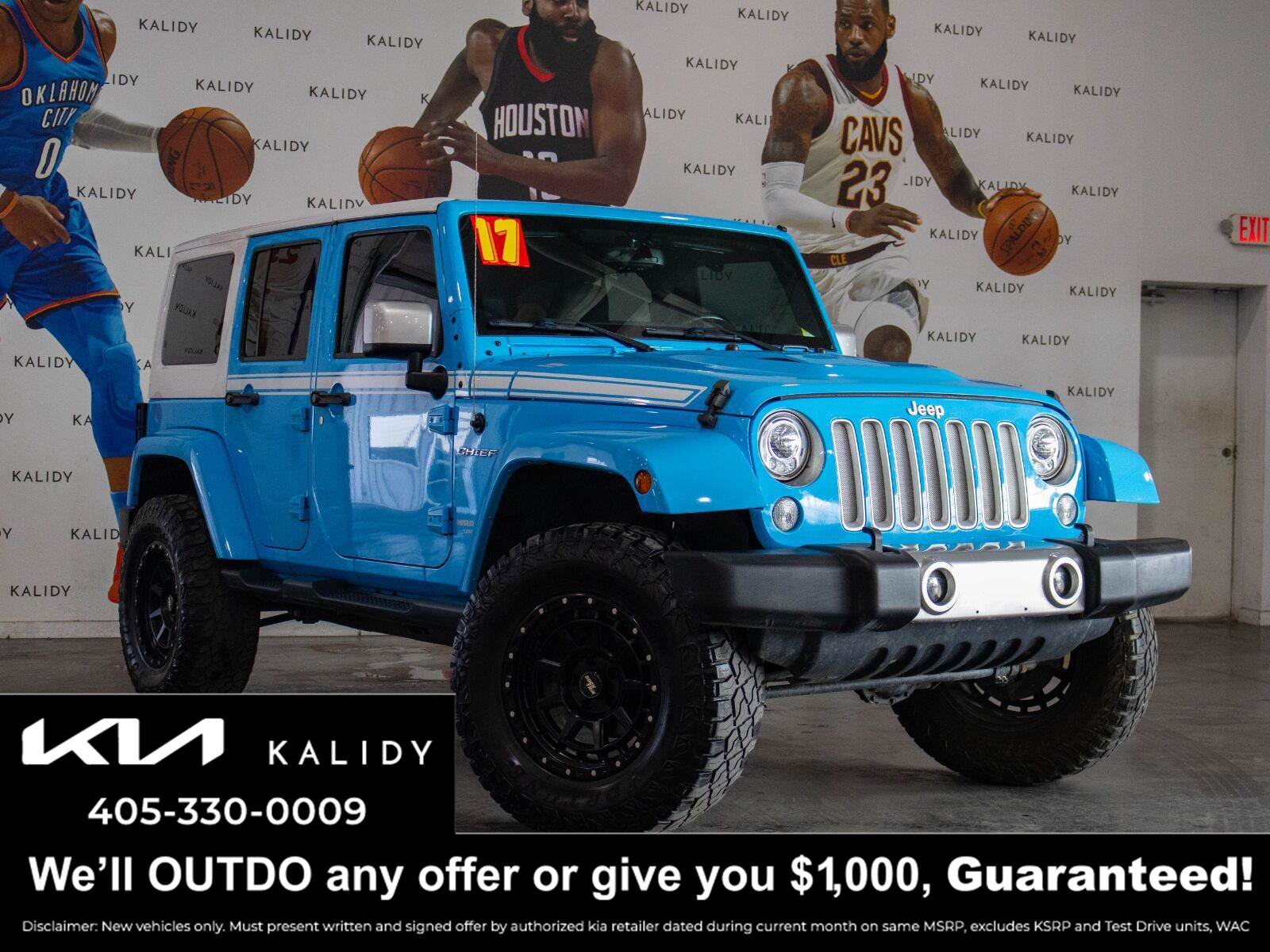 Used 2017 Jeep Wrangler Unlimited Sahara w/ Quick Order Package 24E Chief AWD/4WD image 1
