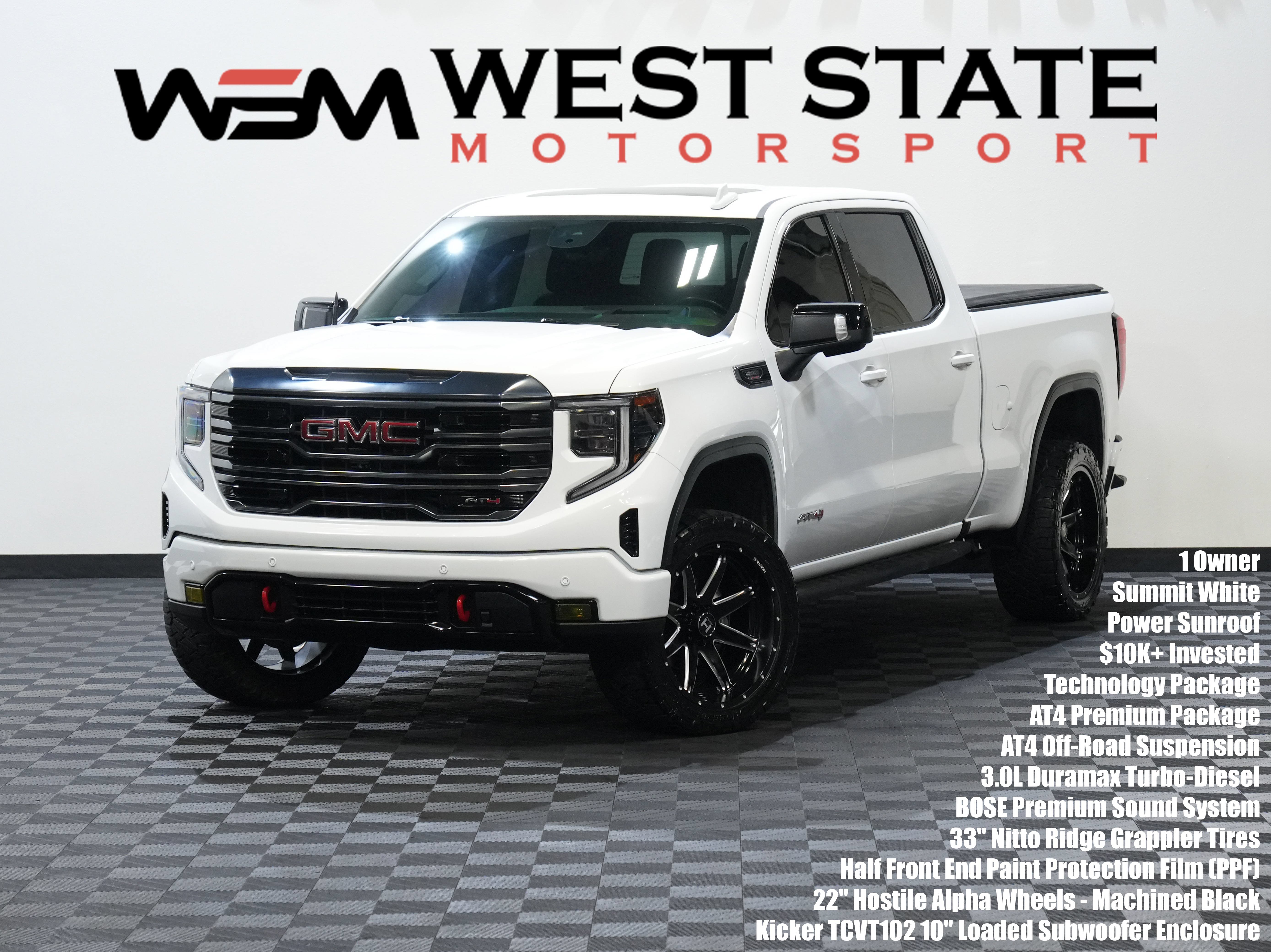 Used 2022 GMC Sierra 1500 AT4 w/ AT4 Premium Package AWD/4WD image 1