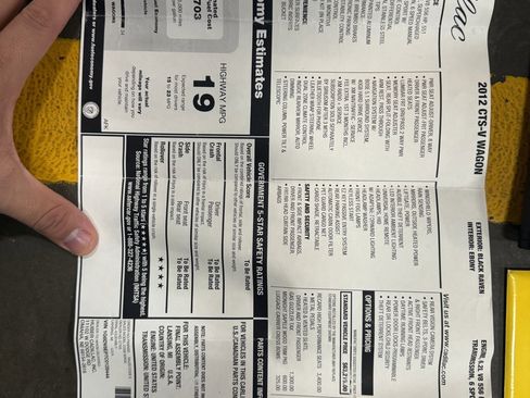 Used 2012 Cadillac CTS V w/ Wood Trim Package image 87