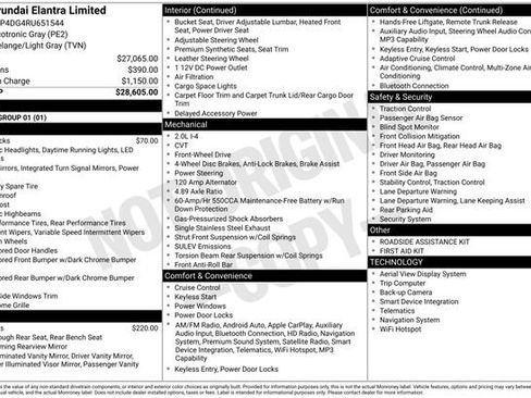 Used 2024 Hyundai Elantra Limited image 16