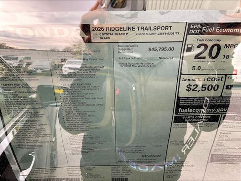 New 2026 Honda Ridgeline TrailSport image 18