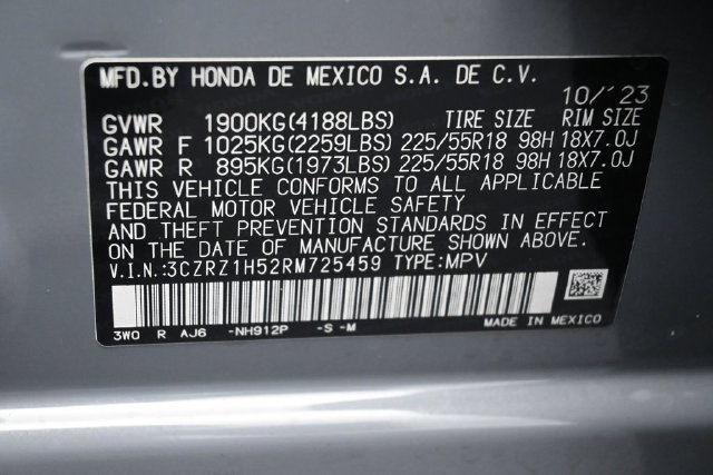 Certified 2024 Honda HR-V Sport image 18