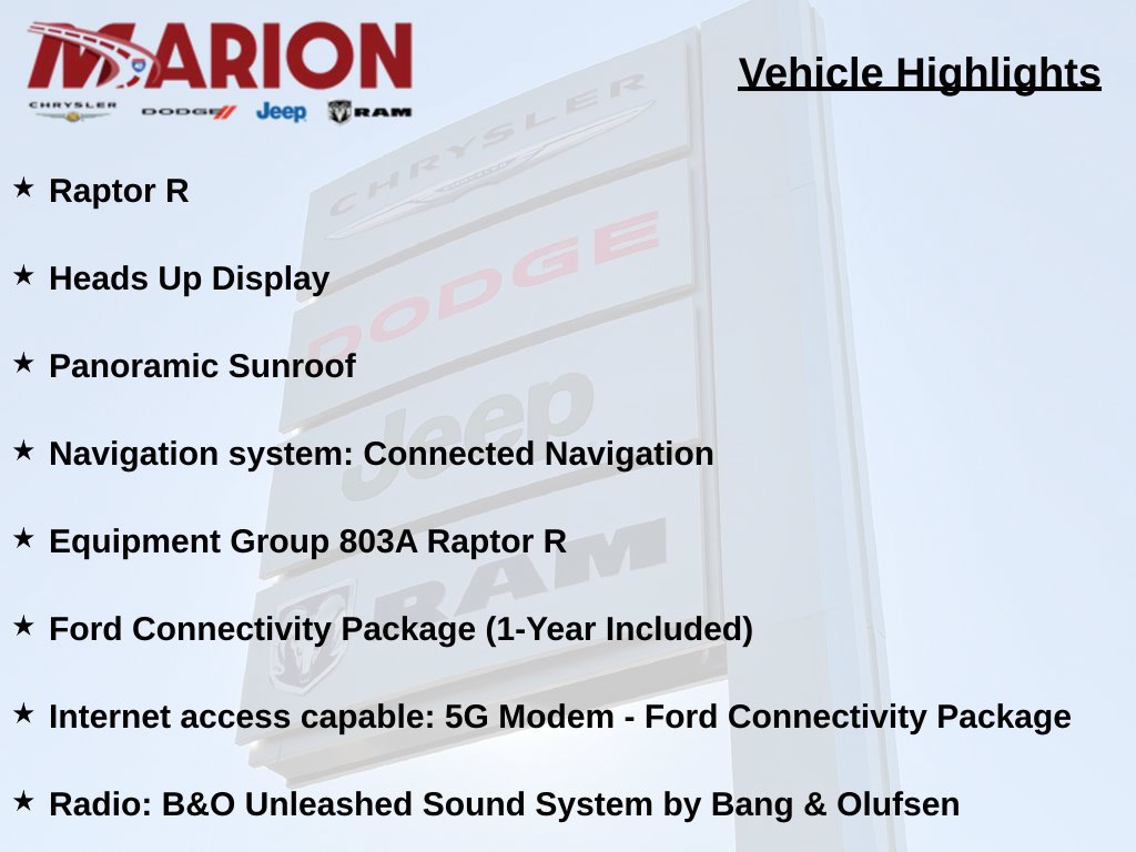 Used 2026 Ford F150 Raptor w/ Equipment Group 803A Raptor R AWD/4WD image 6