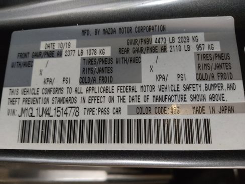 Used 2020 MAZDA MAZDA6 Sport image 33