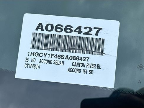 New 2025 Honda Accord SE image 26