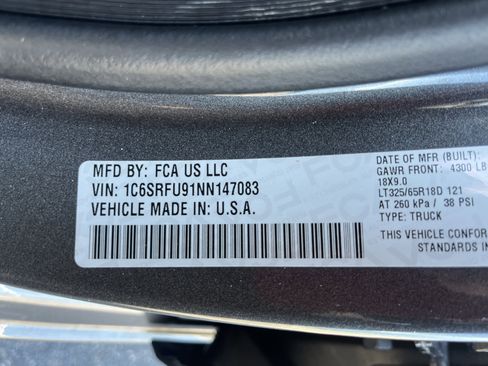 Used 2022 RAM 1500 TRX w/ TRX Level 2 Equipment Group AWD/4WD image 10
