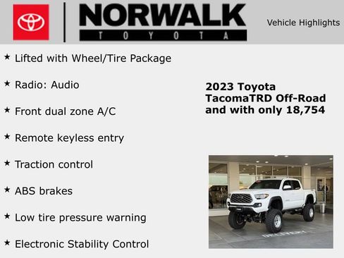 Used 2023 Toyota Tacoma TRD Off-Road AWD/4WD image 10