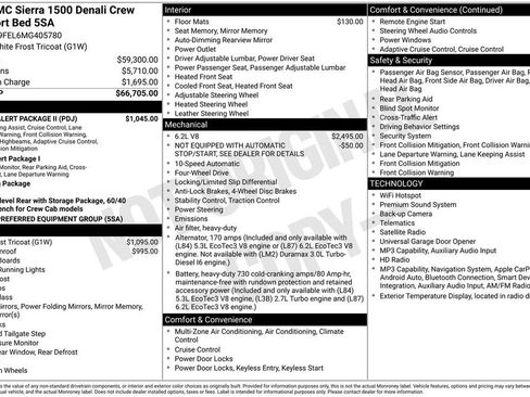 Used 2021 GMC Sierra 1500 Denali w/ Driver Alert Package II AWD/4WD image 10