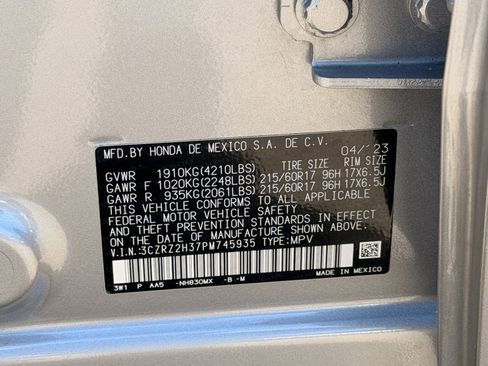 Certified 2023 Honda HR-V LX image 29