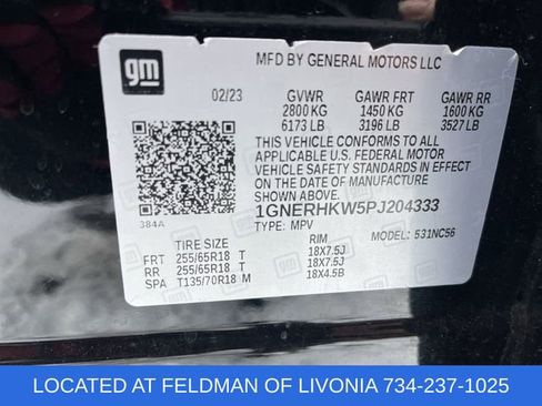 Used 2023 Chevrolet Traverse LT w/ LPO, Floor Liner Package image 32