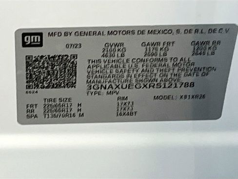 Used 2024 Chevrolet Equinox LT w/ LPO, Floor Liner Package AWD/4WD image 32