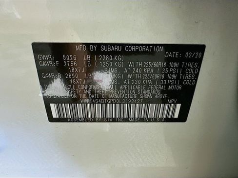 Used 2020 Subaru Outback Touring XT AWD/4WD image 33