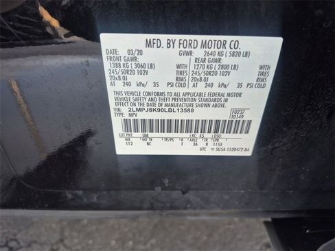 Used 2020 Lincoln Nautilus Reserve w/ Cargo Utility Package image 33