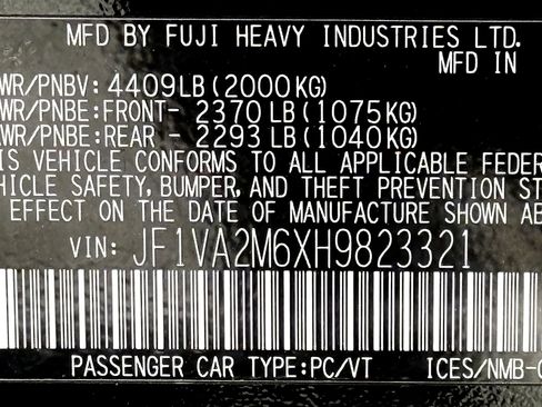 Used 2017 Subaru WRX STI image 51