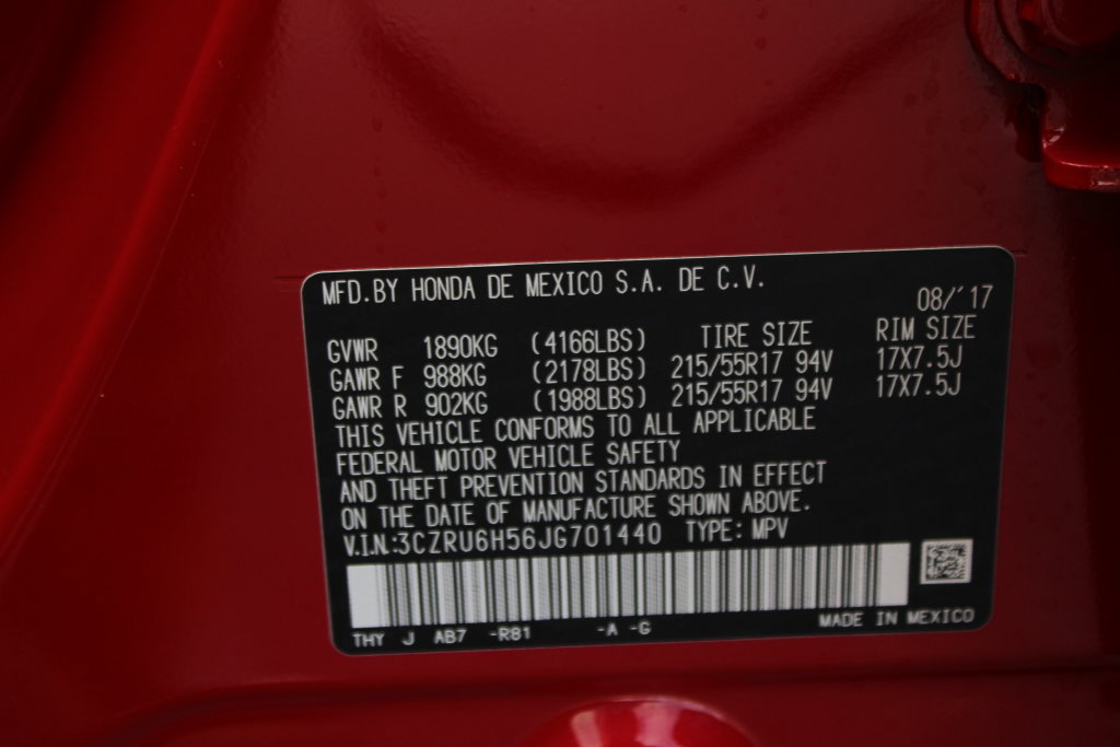 Certified 2018 Honda HR-V EX image 36