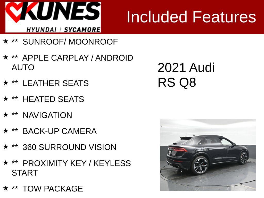 Used 2021 Audi RS Q8 AWD/4WD image 2