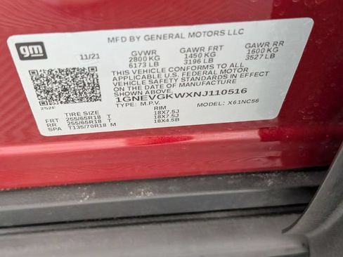 Certified 2022 Chevrolet Traverse LT AWD/4WD image 37