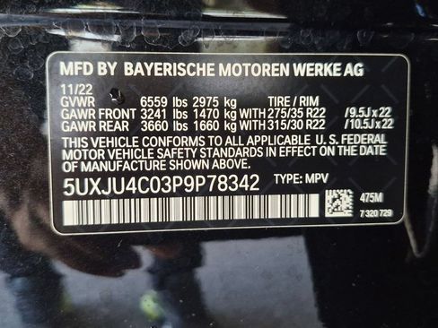 Used 2023 BMW X5 M50i w/ Executive Package AWD/4WD image 25