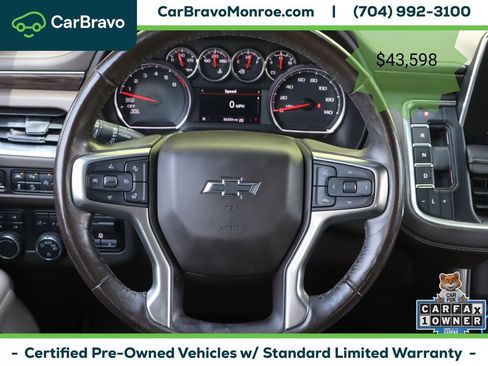 Certified 2021 Chevrolet Tahoe Z71 w/ Z71 Signature Package AWD/4WD image 23
