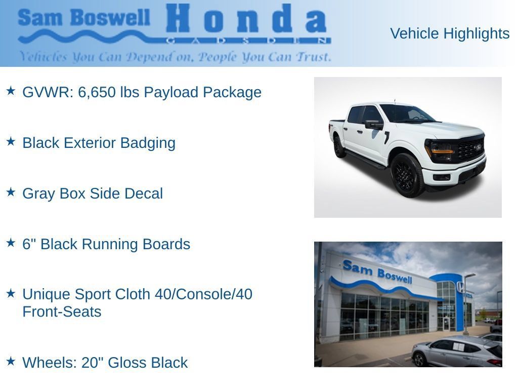 Used 2024 Ford F150 STX w/ STX Black Appearance Package AWD/4WD image 6