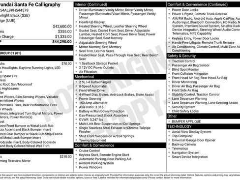 Used 2023 Hyundai Santa Fe Calligraphy FWD image 6