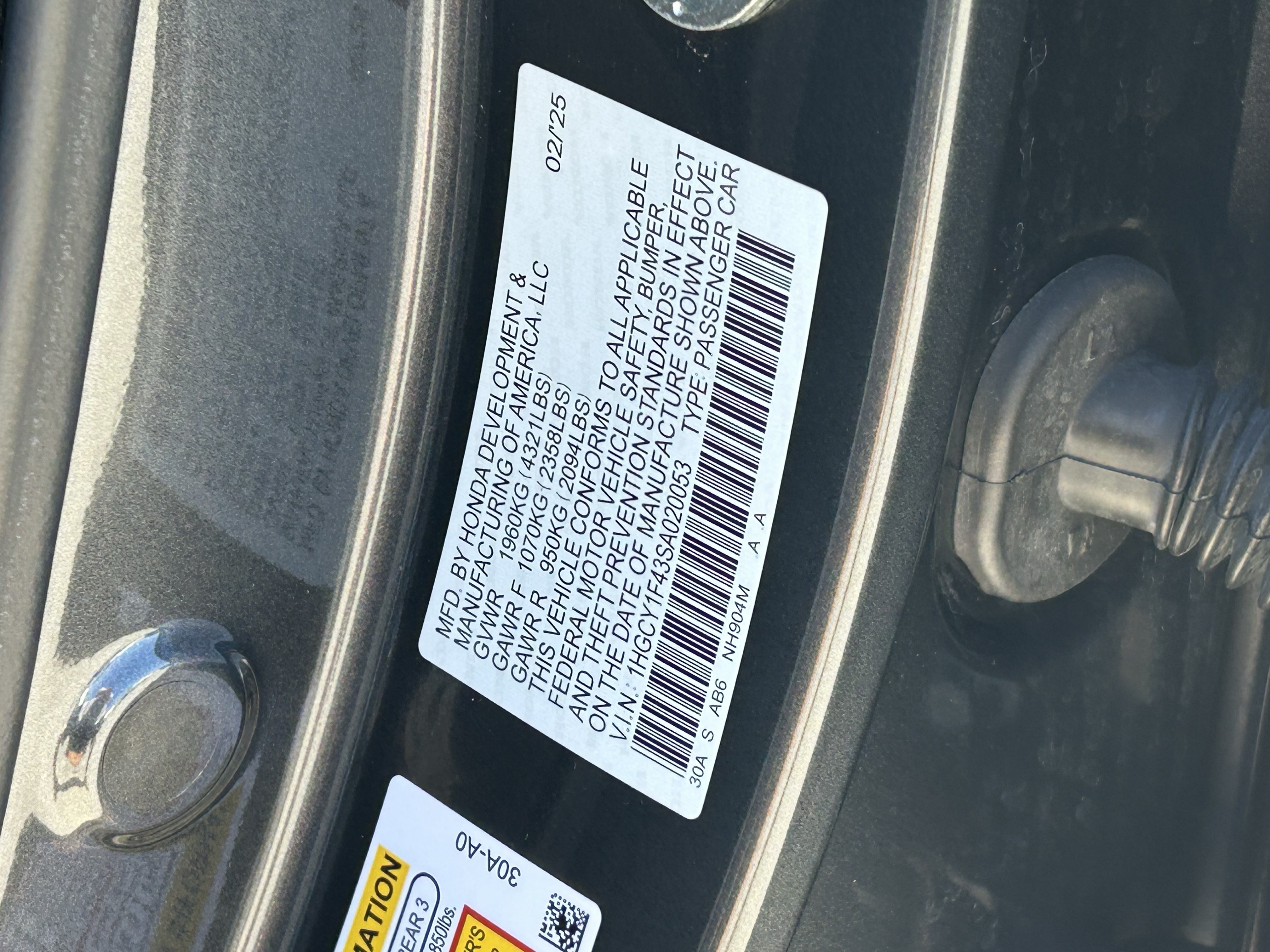 Used 2025 Honda Accord SE image 31