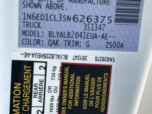 New 2025 Nissan Frontier SV image 27