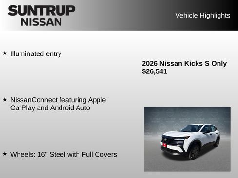 Used 2026 Nissan Kicks S FWD image 40