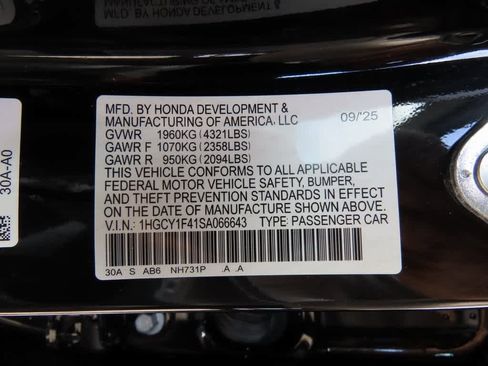 Used 2025 Honda Accord SE image 26