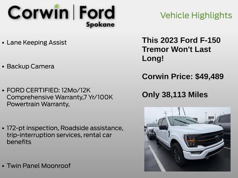 Used 2023 Ford F150 Tremor image 6