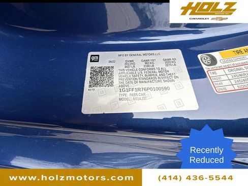 Certified 2023 Chevrolet Camaro LT w/ Technology Package image 32