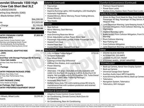 Used 2025 Chevrolet Silverado 1500 High Country AWD/4WD image 31