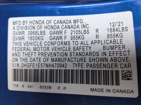 Used 2022 Honda Civic Si image 26