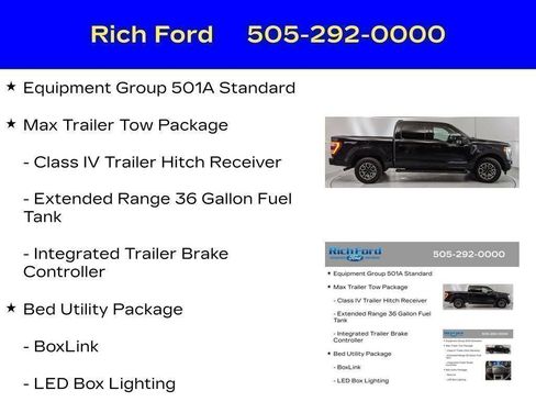 Certified 2023 Ford F150 Lariat w/ Max Trailer Tow Package AWD/4WD image 31